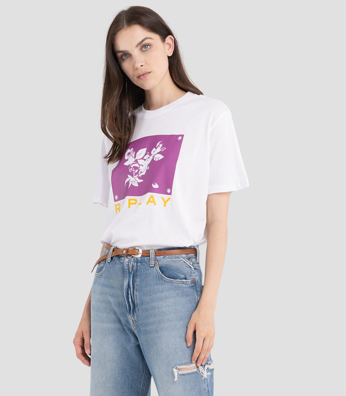 REPLAY - T-Shirt flor - Image 2
