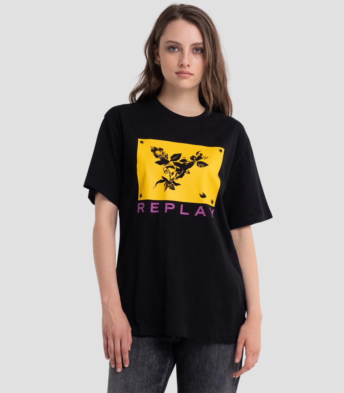 REPLAY - T-Shirt flor