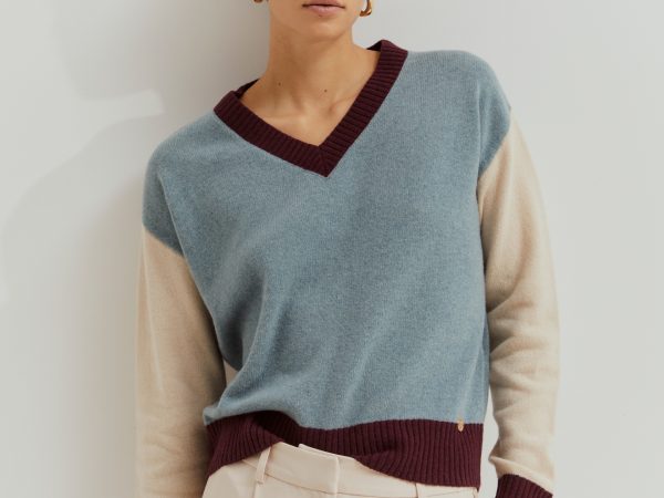 Lion of Porches - Camisola tricolor de lã