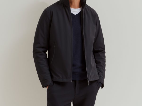 LION OF PORCHES - Blusão acolchoado com capuz embutido