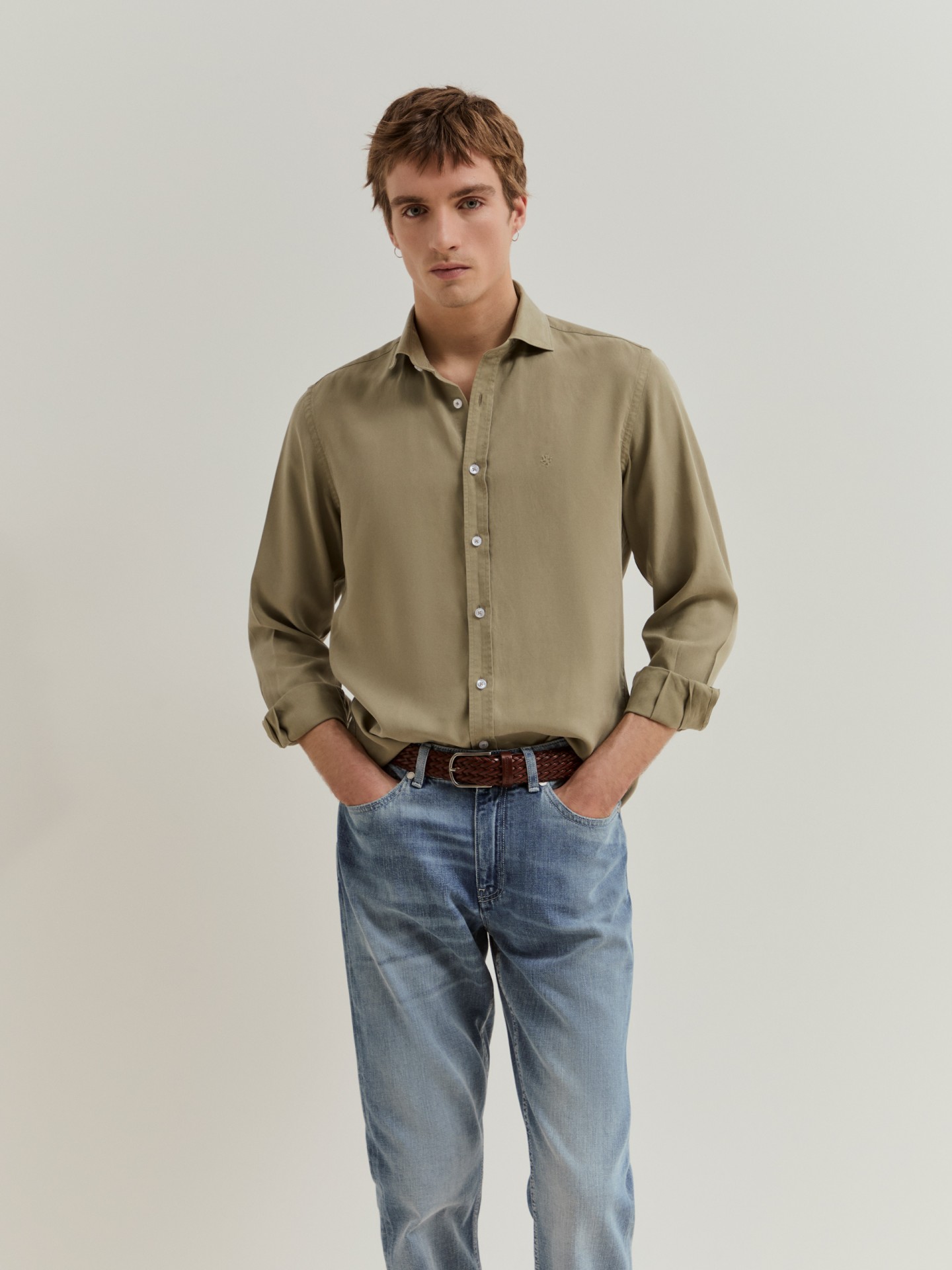 LION OF PORCHES - Camisa slim fit