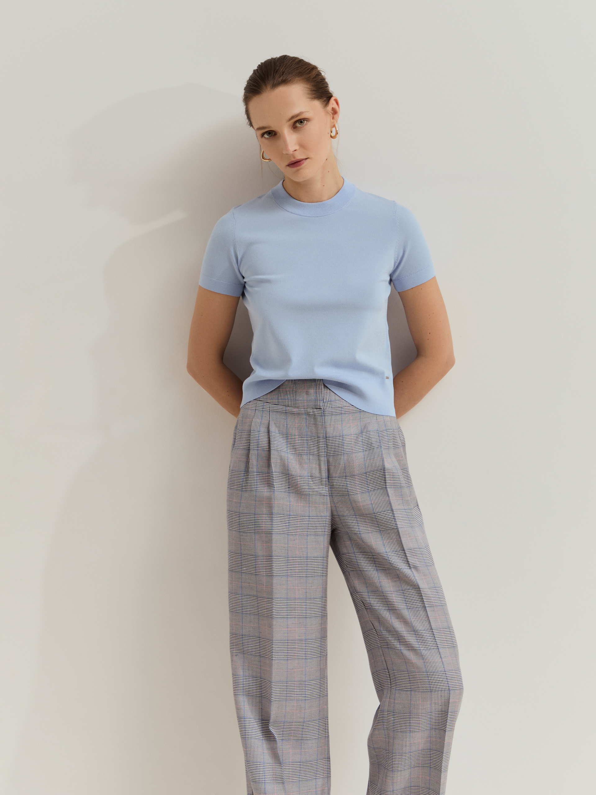 LION OF PORCHES - Camisola de manga curta em malha