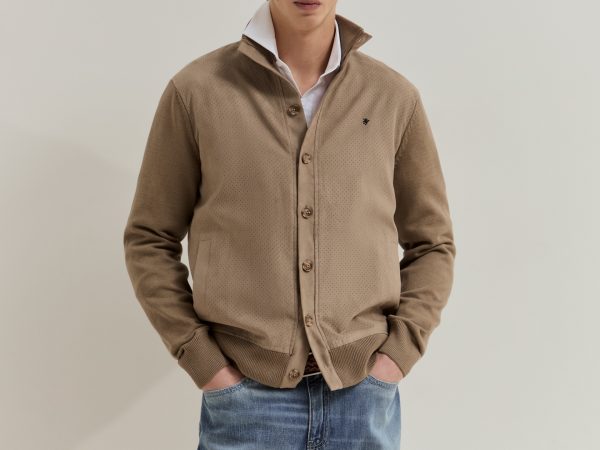 CASACO  LION OF PORCHES -  em malha de algodão