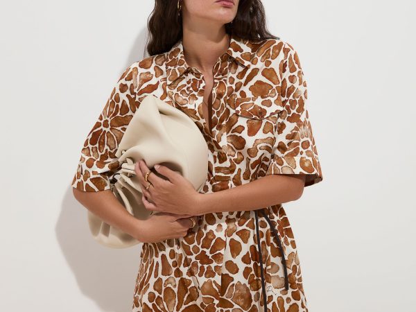 DECENIO - Vestido em algodão com estampado floral