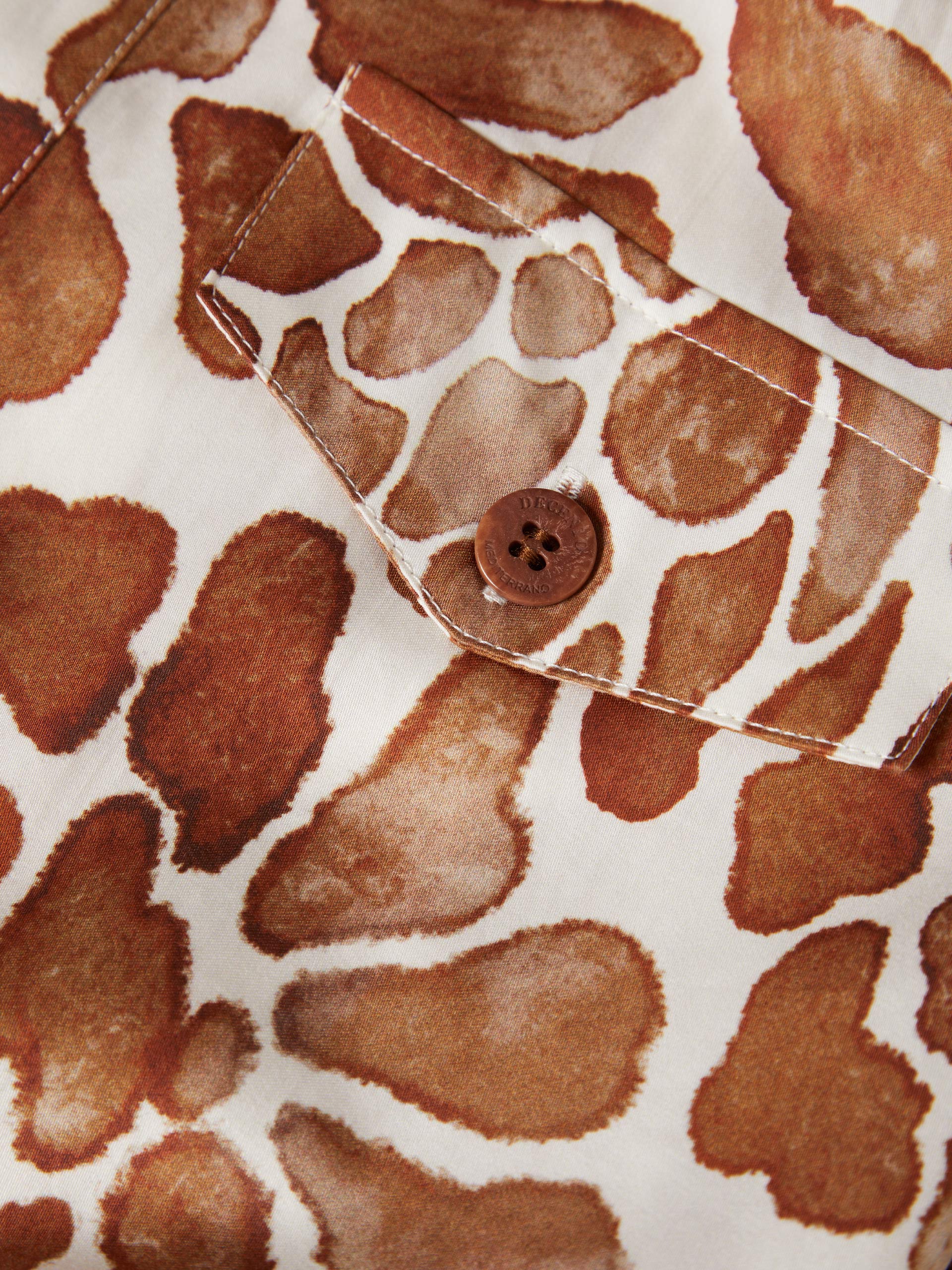 DECENIO - Vestido em algodão com estampado floral - Image 6