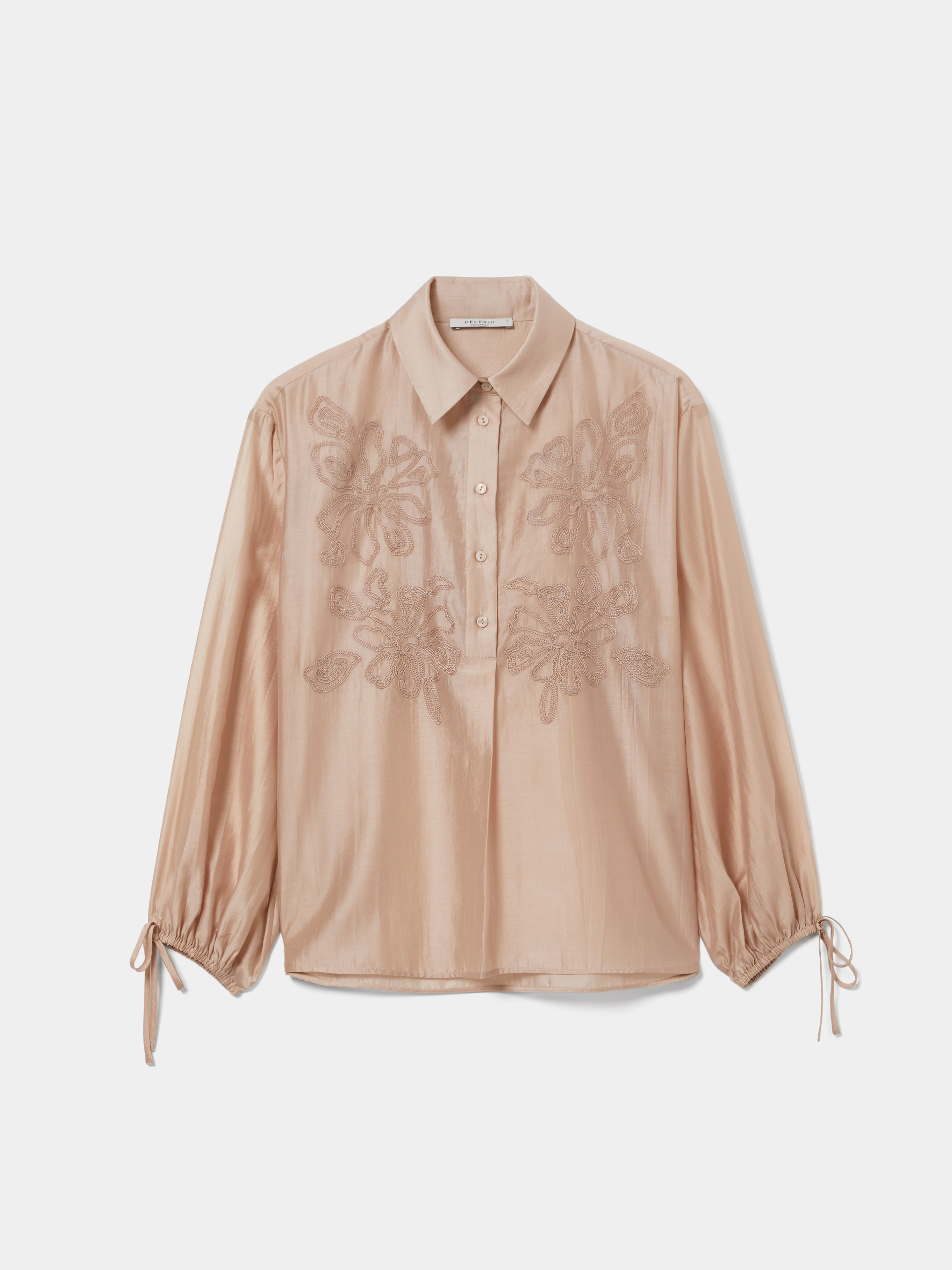 DECENIO - Blusa com bordado floral - Image 4