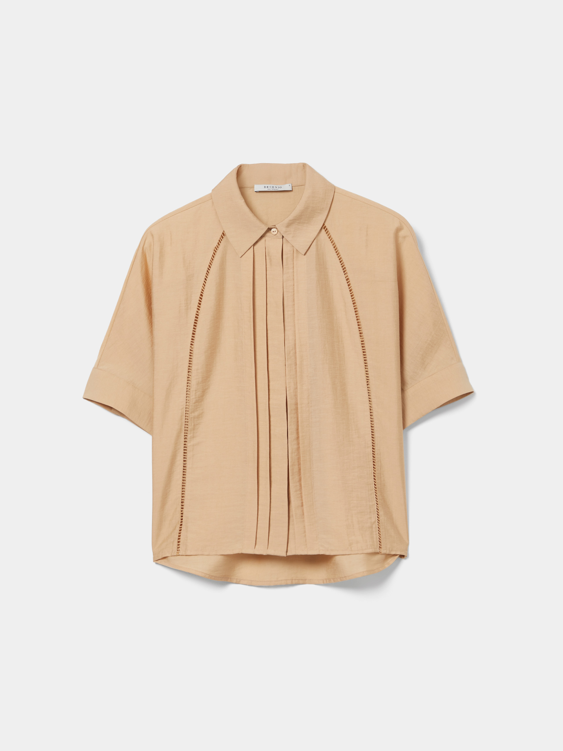 DECENIO - Blusa com pregas e botões ocultos - Image 5