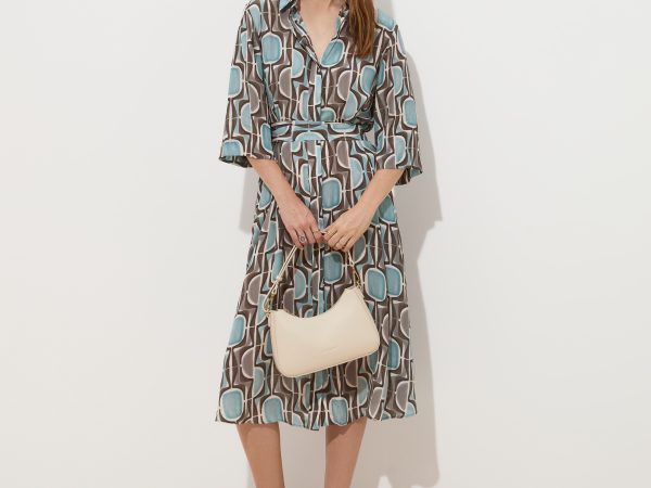 DECENIO - Vestido com padrão