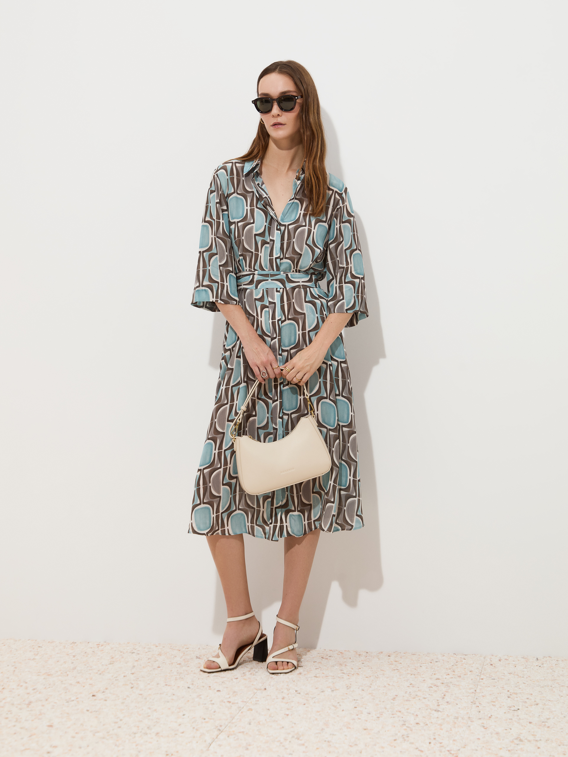 DECENIO - Vestido com padrão