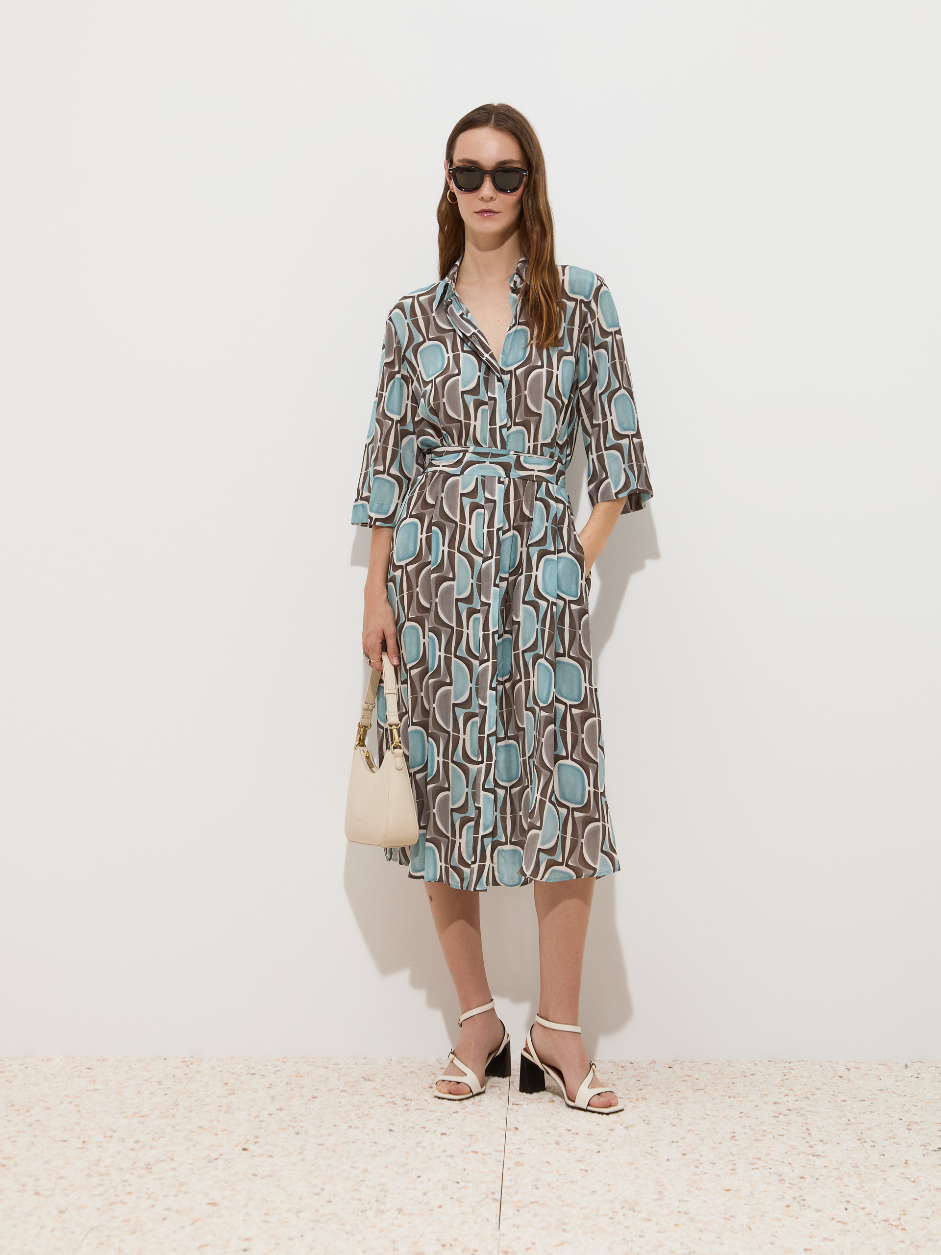 DECENIO - Vestido com padrão - Image 2