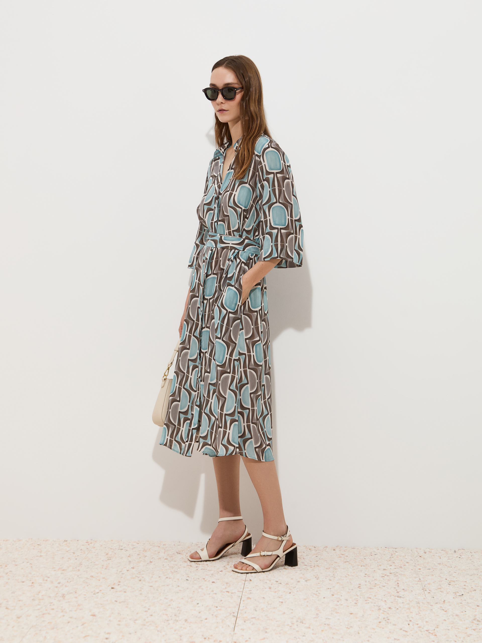 DECENIO - Vestido com padrão - Image 3