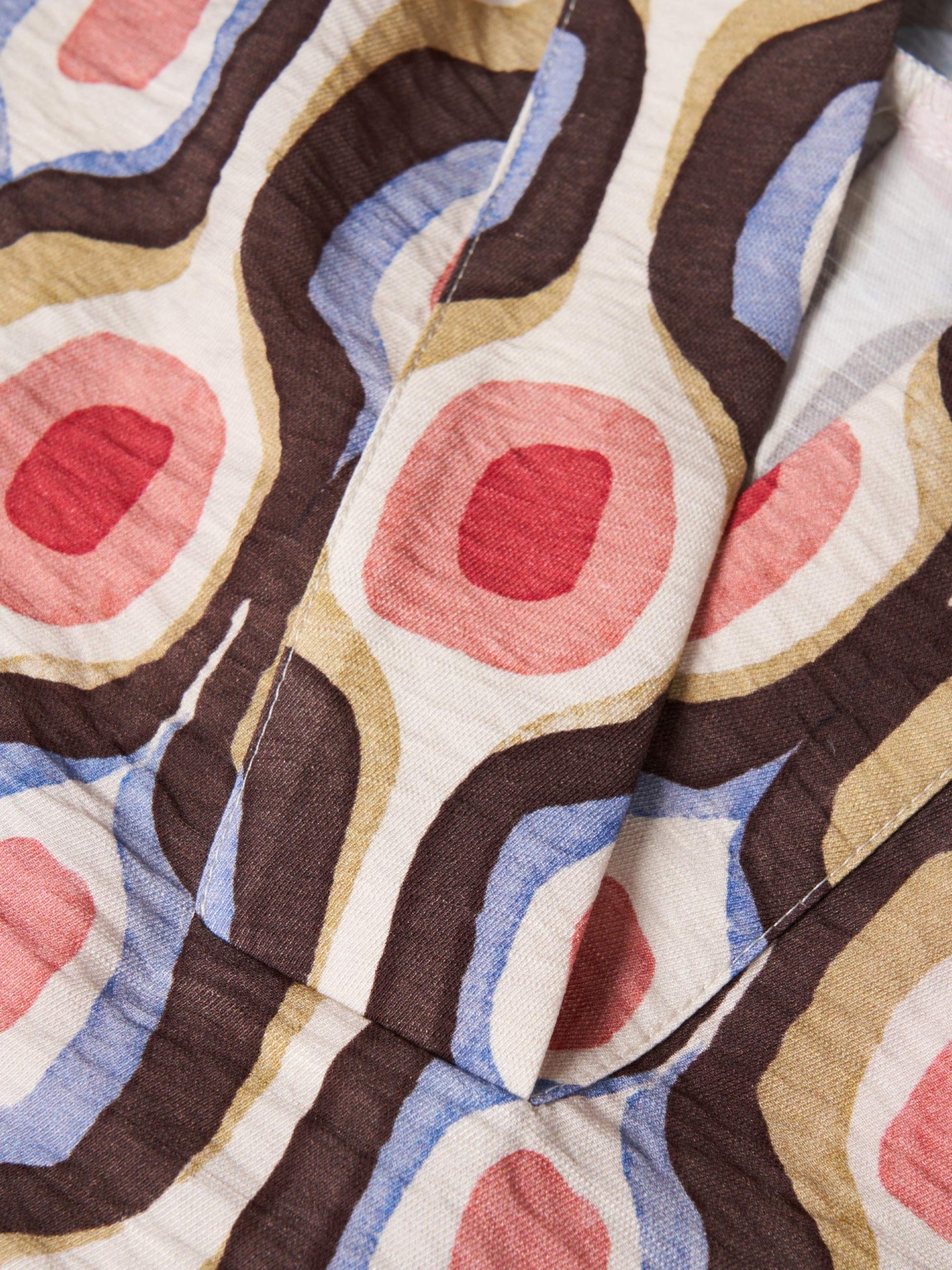 LIO OF PORCHES - Blusa de manga curta com estampado geométrico - Image 2