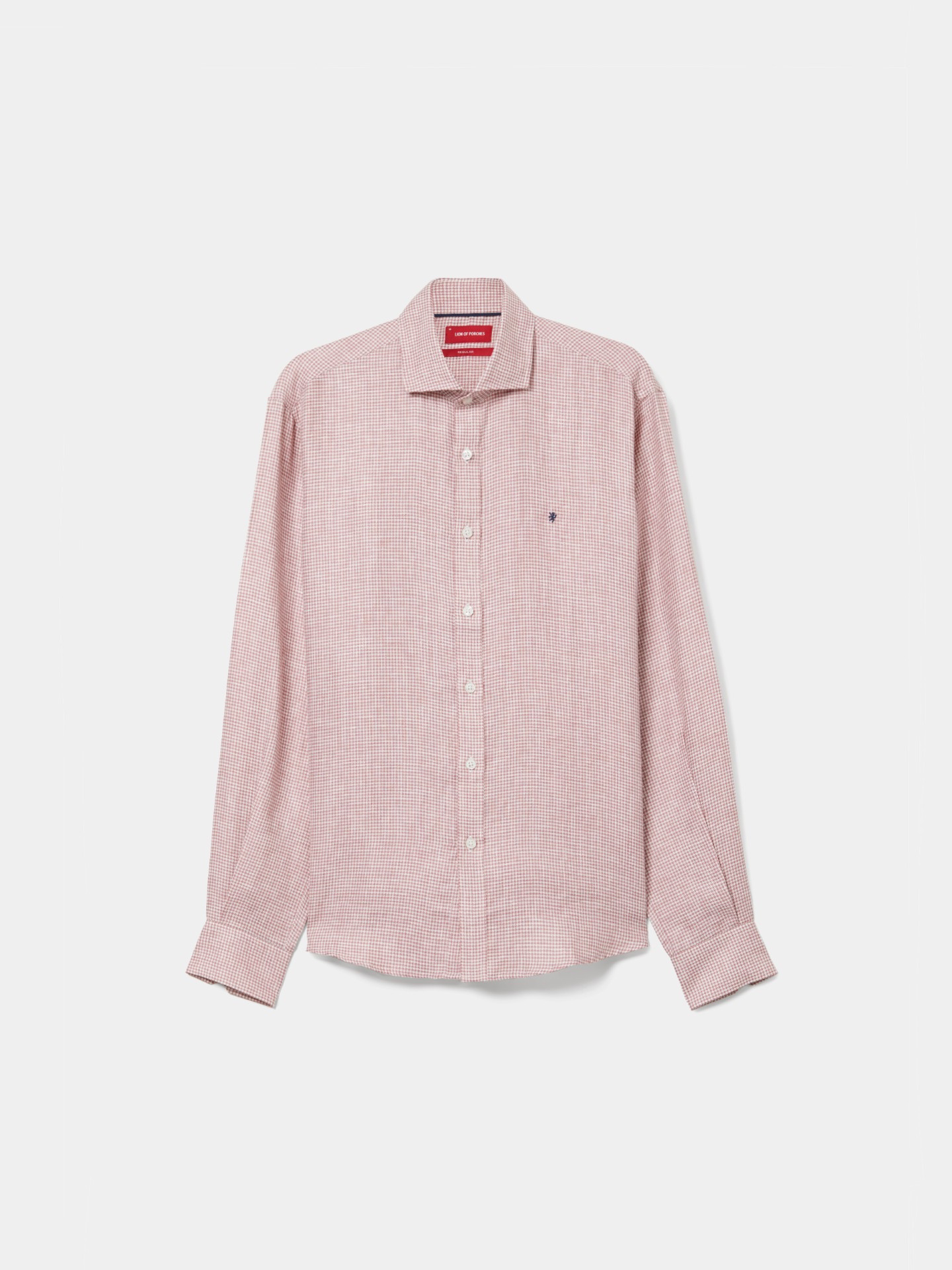 LION OF PORCHES - Camisa regular fit em linho