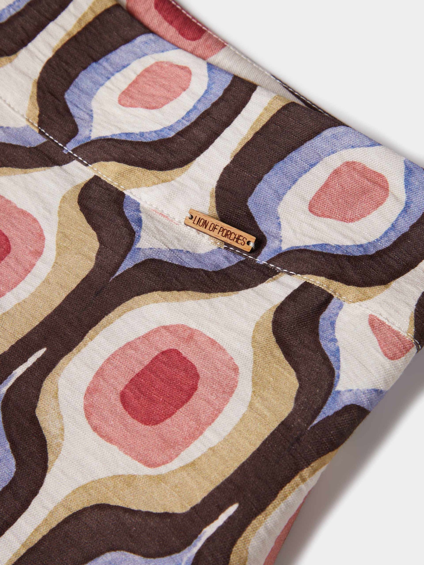 LION OF PORCHES - Calças pantalona com estampado - Image 2