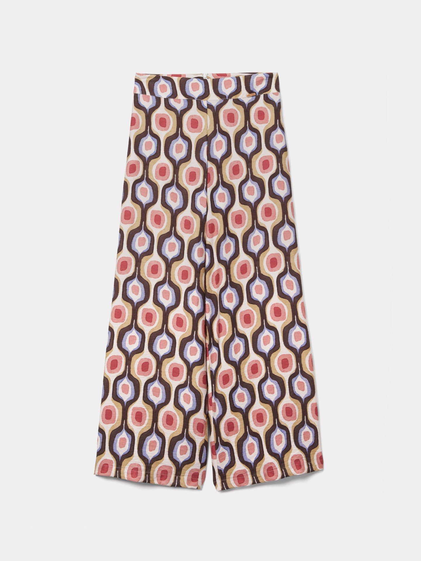 LION OF PORCHES - Calças pantalona com estampado