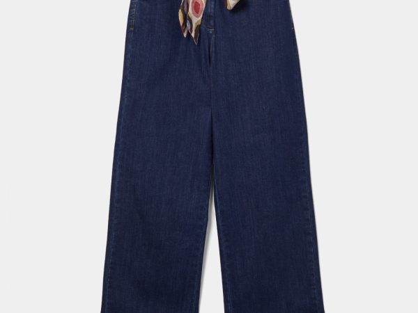 LION OF PORCHES - Calças denim com cinto