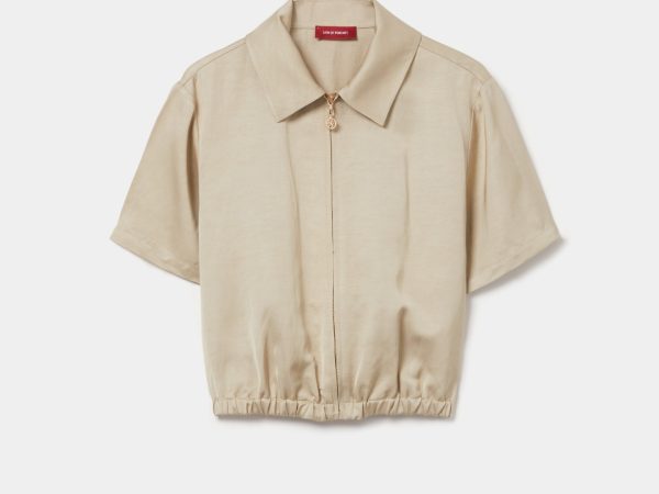 Casaco curto de manga curta - Lion of Porches