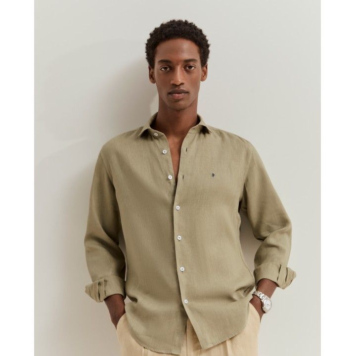 LION OF PORCHES - Camisa de manga comprida em linho - Image 13