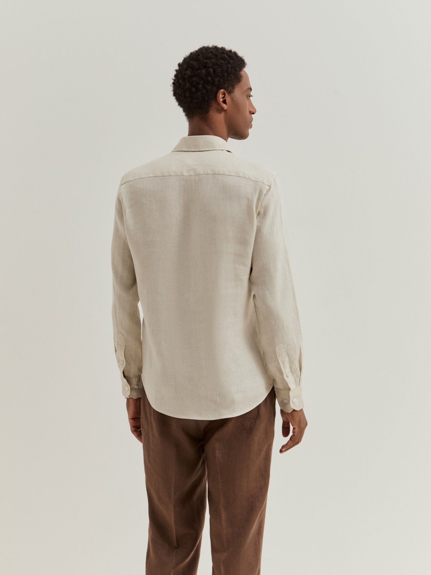 LION OF PORCHES - Camisa de manga comprida em linho - Image 11