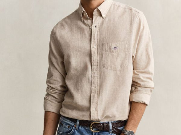 GANT - Camisa em mistura de linho