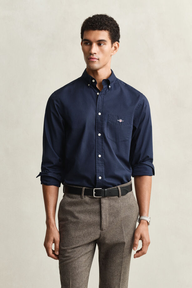 GANT - Camisa em popelina Classic regular fit - Image 9