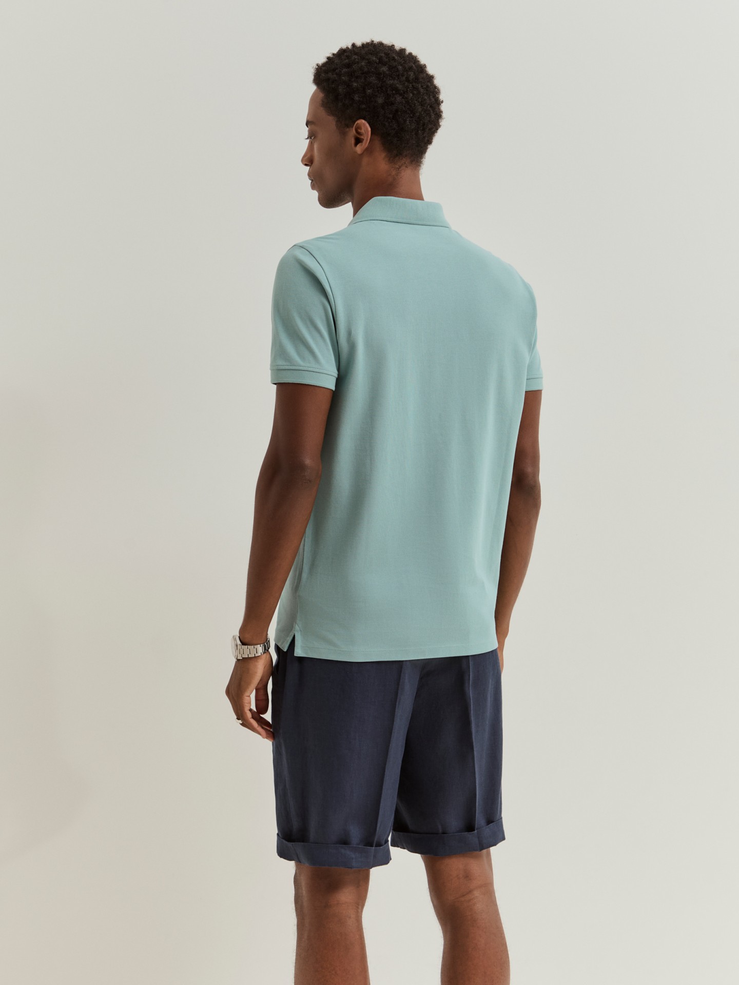 LION OF PORCHES - Polo piqué slim fit garment dye - Image 8