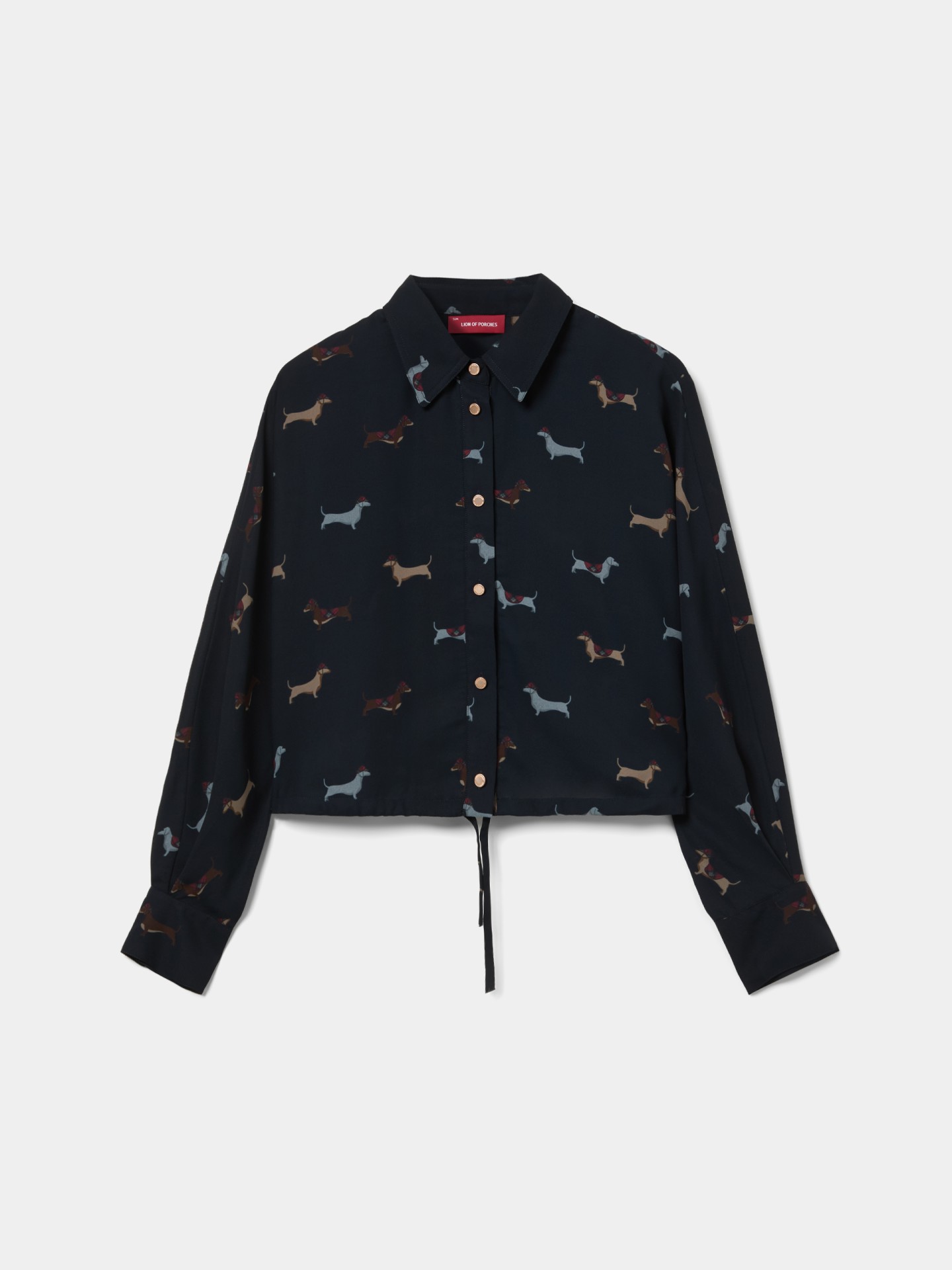 LION OF PORCHES - Camisa curta com estampado Teckel - Image 4