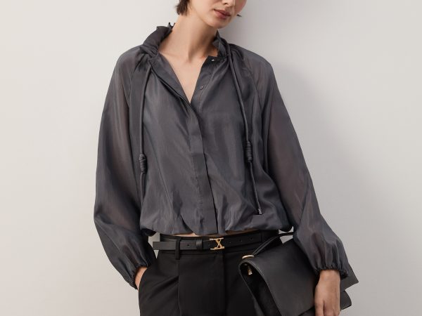 DECENIO - Blusa fluida com brilho