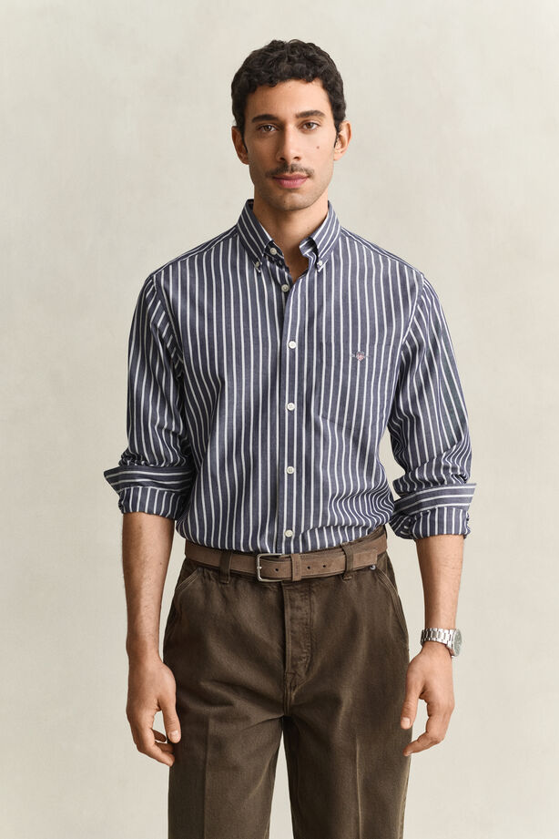 GANT - Camisa em popelina às riscas - Image 7