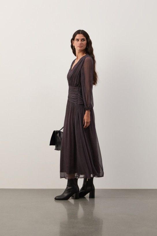 Vestido midi estampado - Image 3