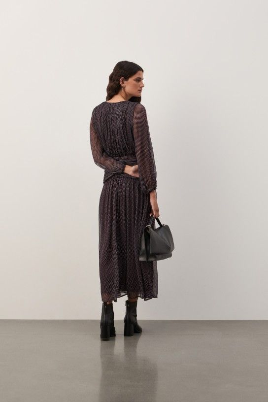 Vestido midi estampado - Image 4