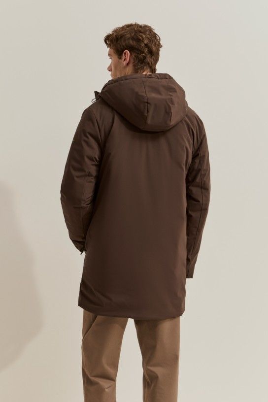 Parka acolchoada com capuz - Image 3